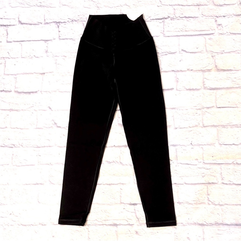 Offline by Aerie Real Me Corset Front Leggings 7/8 High Rise Black Small NWT